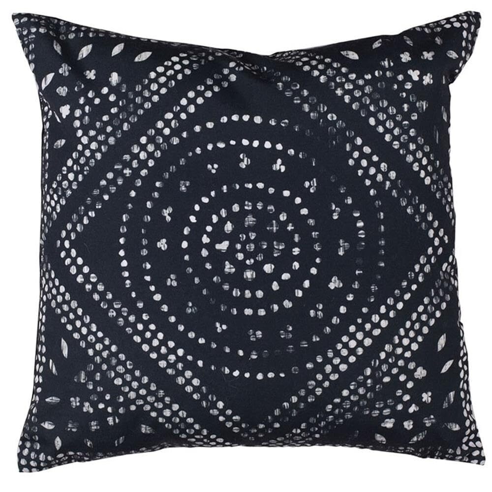 3438 Home Collection Mallory Deep Blue and White 16" x 16" Pillow